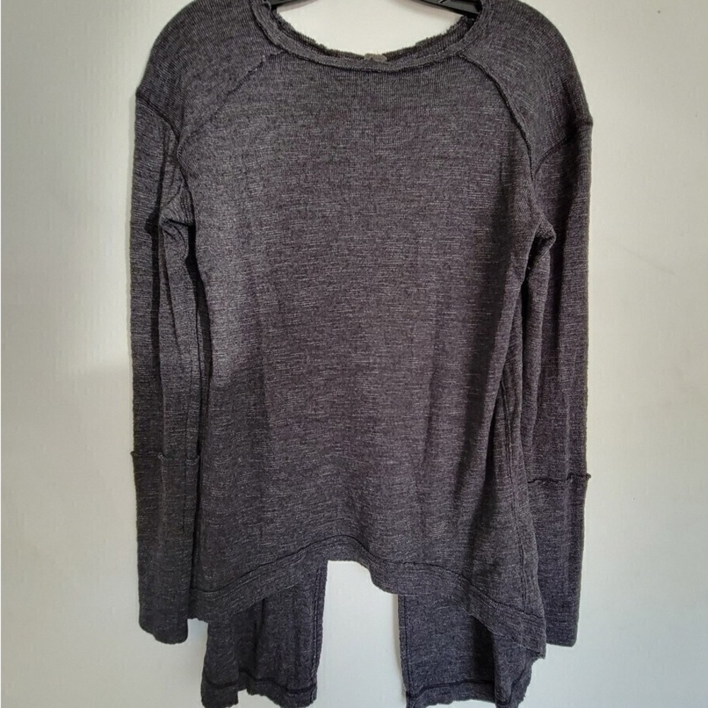Urban Outfitters Heather Gray Asymmetrical Sweatshirt
